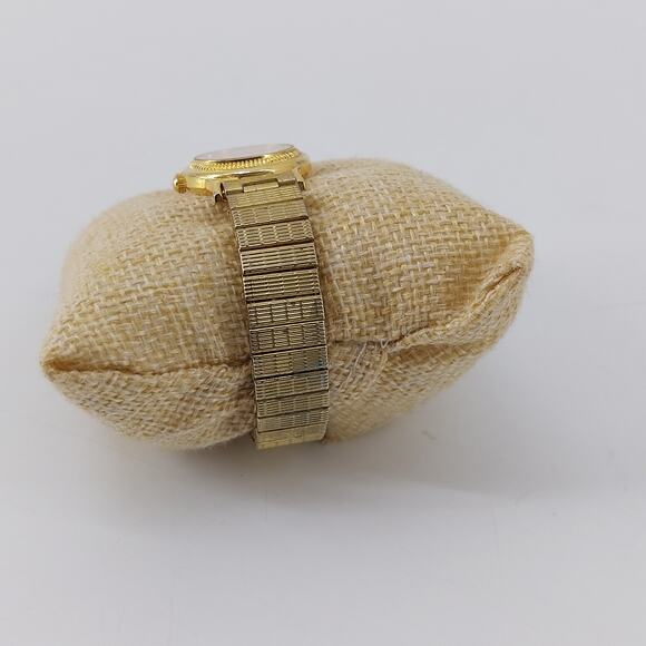 Edison Watch Gold Tone Bracelet Watch Wristwatch Japan Movt - Picture 10 of 16